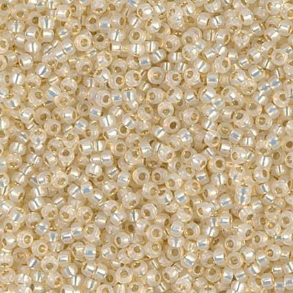 RC11-0577 Dyed Buttercream SL Alabaster Size 11 Seed Beads