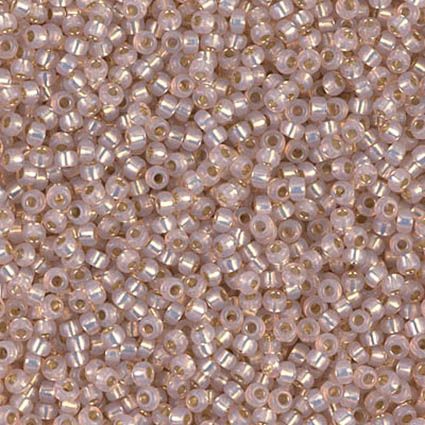 RC11-0579 Dyed Blush SL Alabaster Size 11 Seed Beads