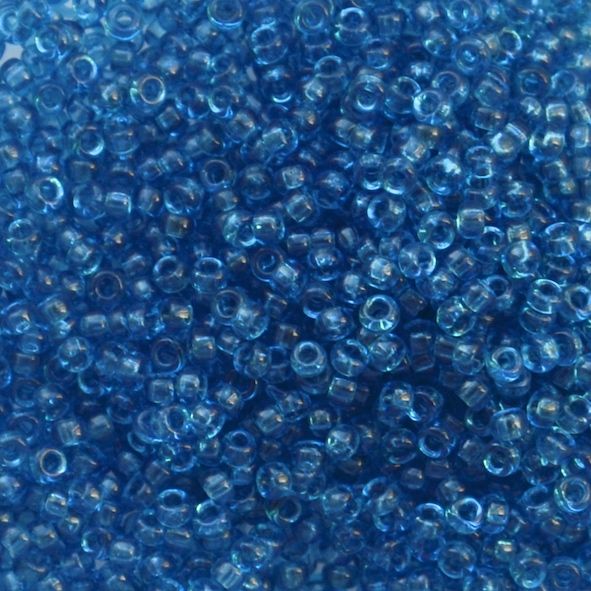 15-0149 Tr Capri Blue Size 15 Seed Beads