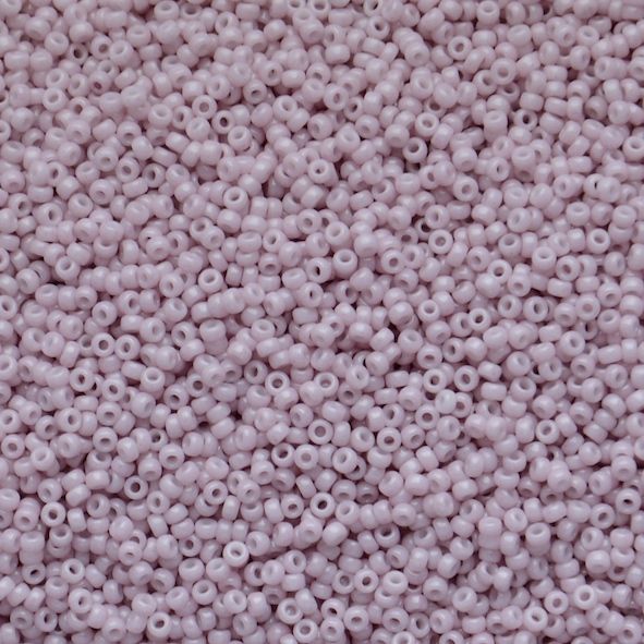 15-0599 Op Ant Rose Size 15 Seed Beads