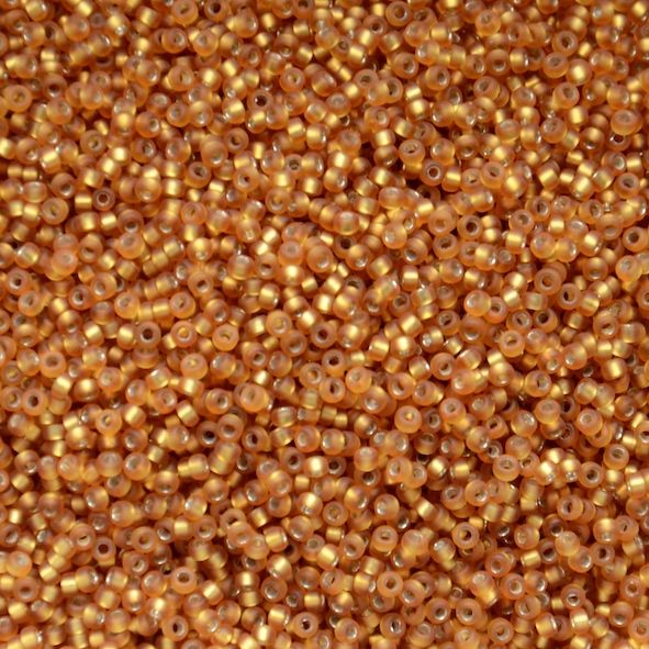 15-2422F Matt SL Topaz Size 15 Seed Beads