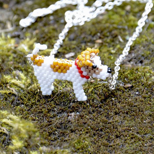Alfie the Jack Russell Necklace Kit