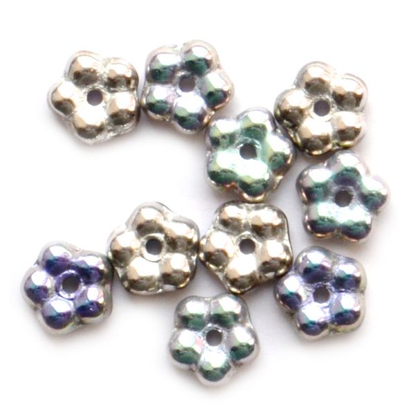 GL6090 Silver AB Forget-me-not Flower