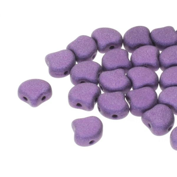 GNK010 Suede Purple Ginko Beads