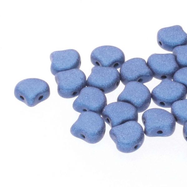 GNK011 Suede Blue Ginko Beads