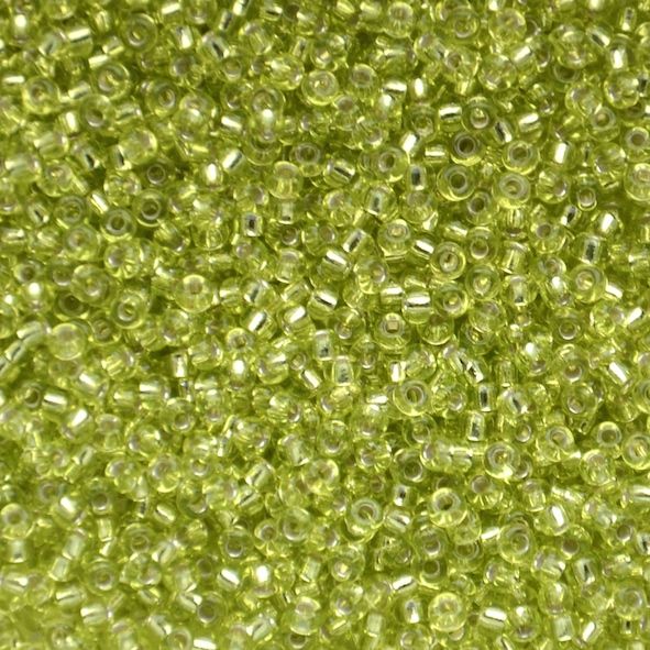 RC11-0014 SL Chartreuse Size 11 Seed Beads