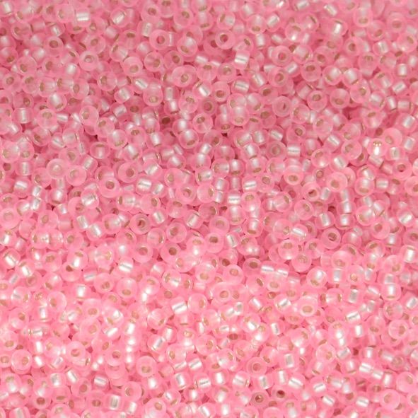 RC11-0022 SL Carnation Pink Size 11 Seed Beads