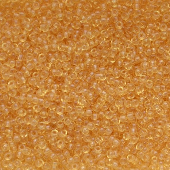 RC11-0132 Trans Lt Topaz Size 11 Seed Beads