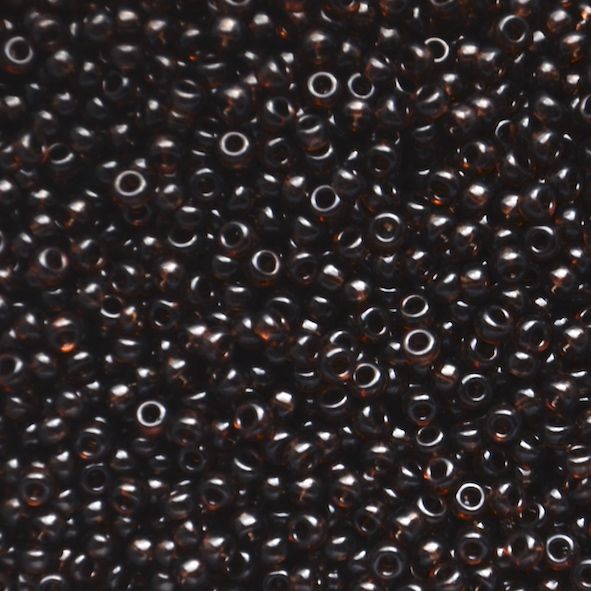 RC11-0135 Trans Root Beer Size 11 Seed Beads
