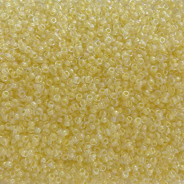 RC11-0273 Light Yellow Ld Crystal AB Size 11 Seed Beads