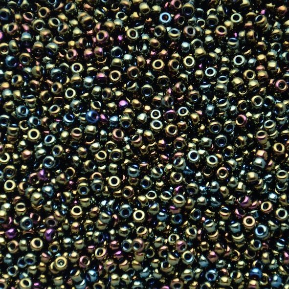 RC11-0453 Forest Green Iris Size 11 Seed Beads