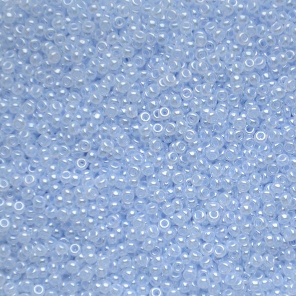 RC11-0524 Sky Blue Ceylon Size 11 Seed Beads