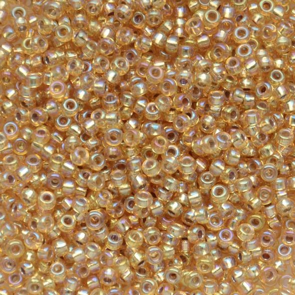 RC11-1003 SL Gold AB Size 11 Seed Beads