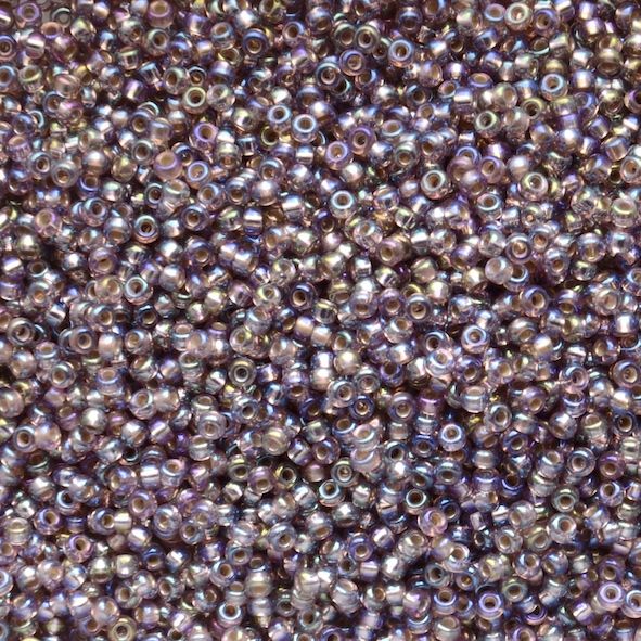 RC11-1012 SL Smoky Amethyst AB Size 11 Seed Beads