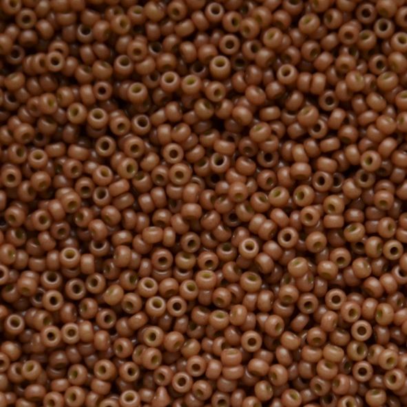 RC11-4457 Dur Op Dyed Cedar Size 11 Seed Beads
