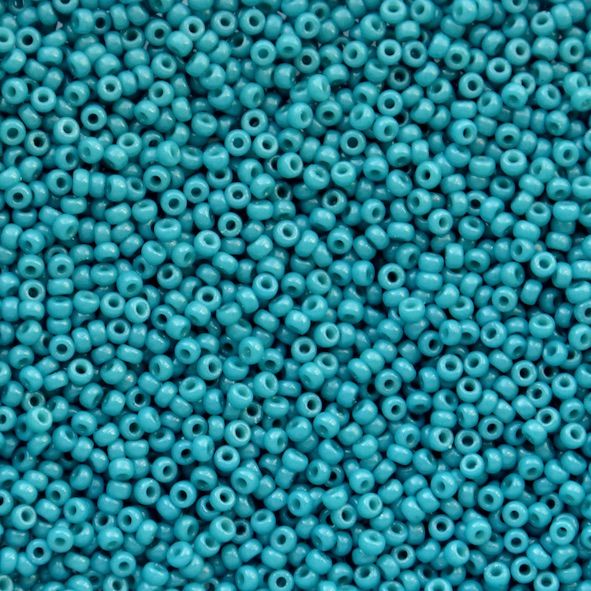 RC11-4483 Duracoat Op Azure Size 11 Seed Beads