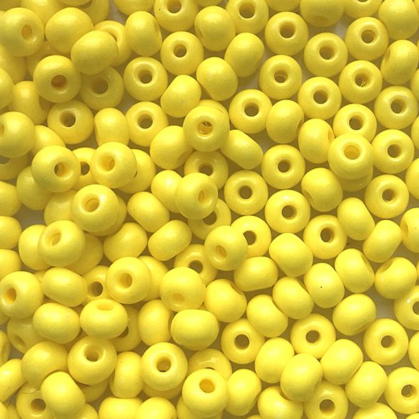 RC1120 Gloss Yellow Size 6 Seed Beads