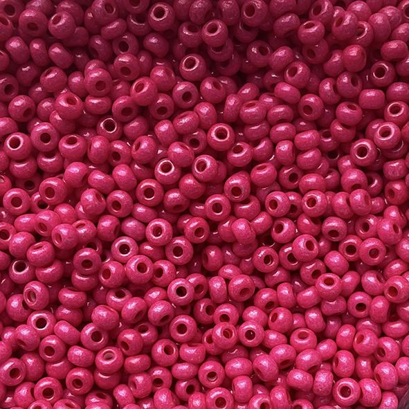RC1312 Gloss Hot Pink Size 8 Seed Beads