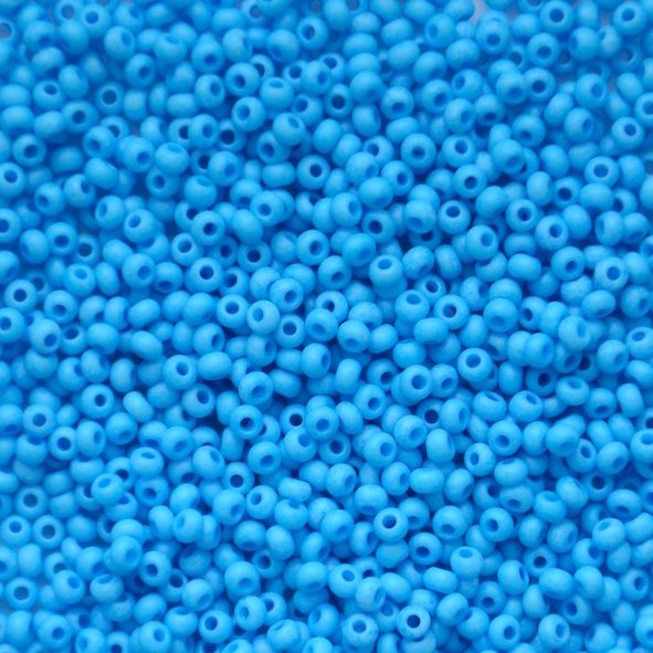 RC503 Porcelain Turquoise Size 10 Seed Beads