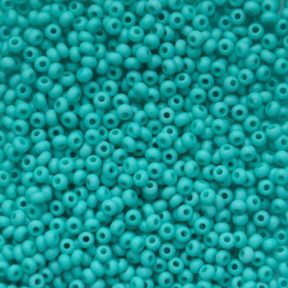RC505 Porcelain Dark Teal Size 10 Seed Beads