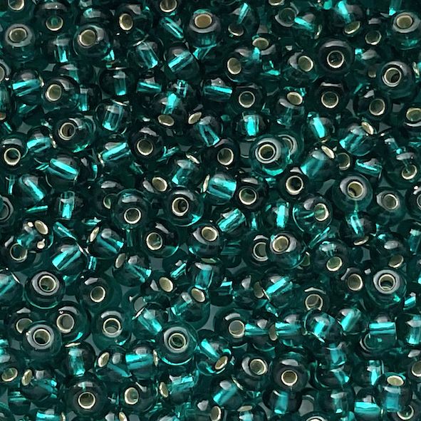 RC577 SL Teal Size 6 Seed Beads