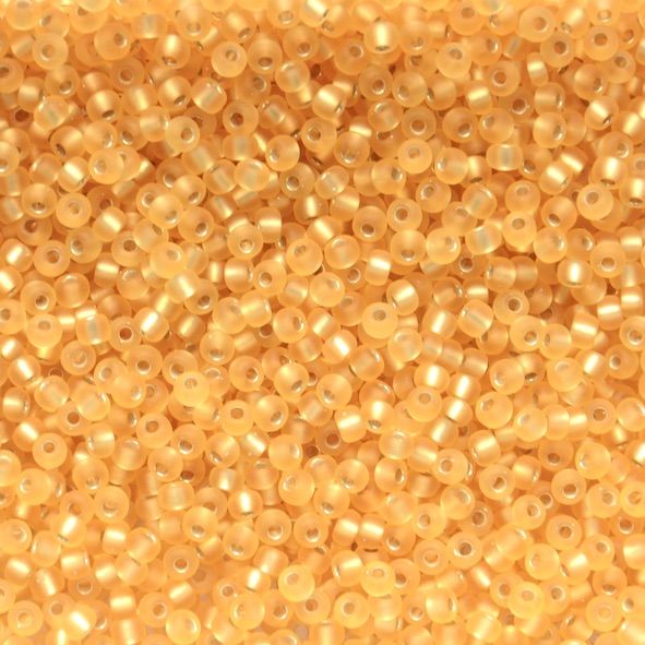 RC8-0003F SL Frost Gold Size 8 Seed Beads