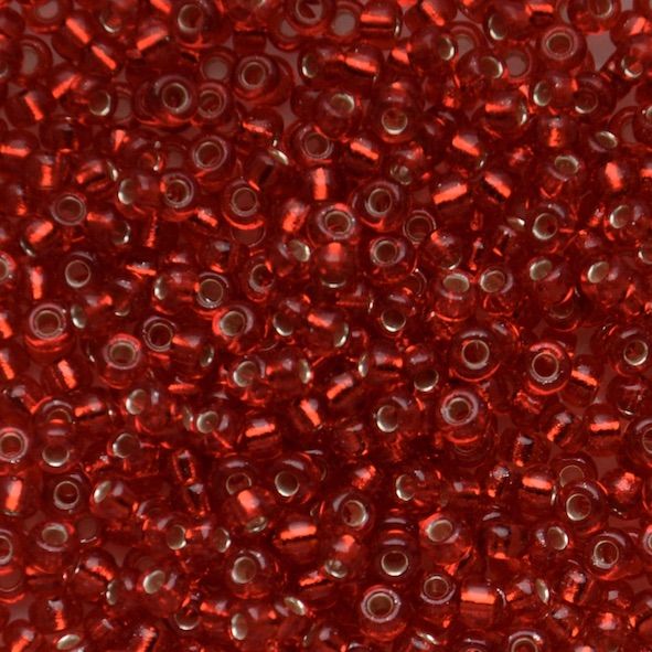 RC8-0010 SL Red Size 8 Seed Beads