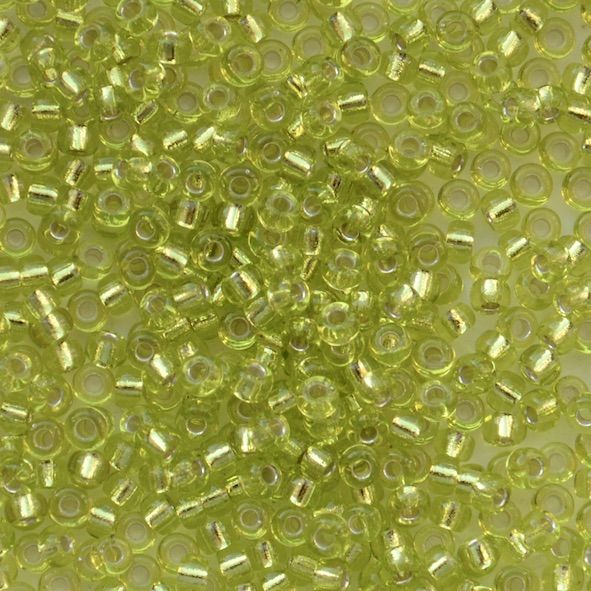 RC8-0014 SL Chartreuse Size 8 Seed Beads