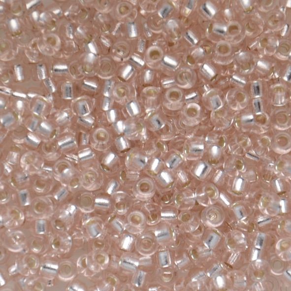 RC8-0023 SL Pale Rose Size 8 Seed Beads