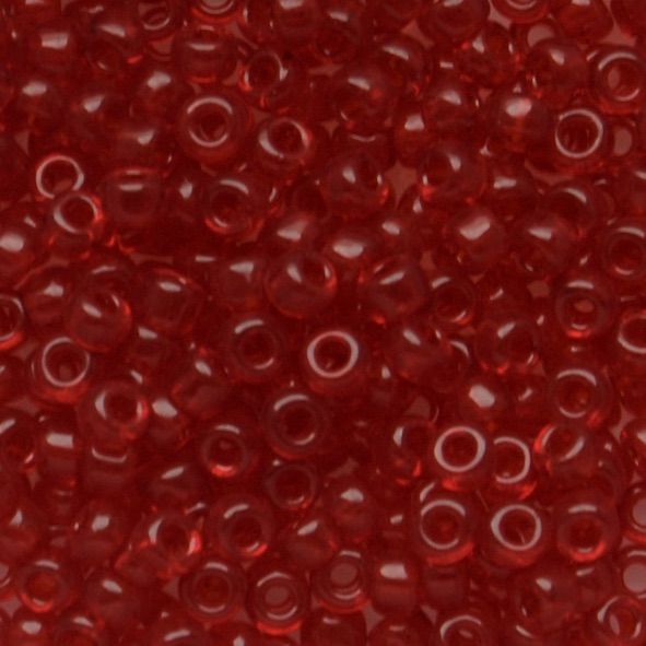 RC8-0141 Trans Ruby Size 8 Seed Beads