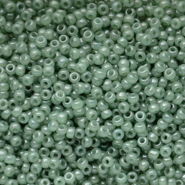 RC8-2375 Translucent Sage Size 8 Seed Beads