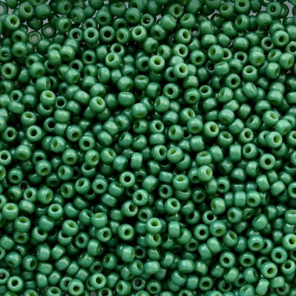 RC8-4477 Dur Op Spruce Size 8 Seed Beads