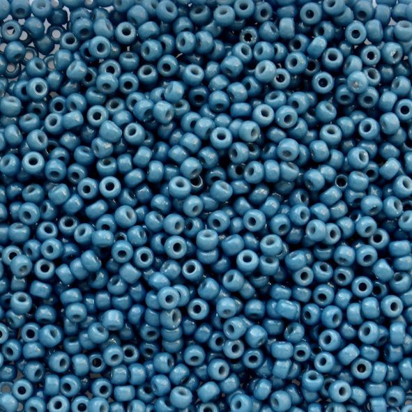 RC8-4485 Dur Op Juniper Berry Size 8 Seed Beads