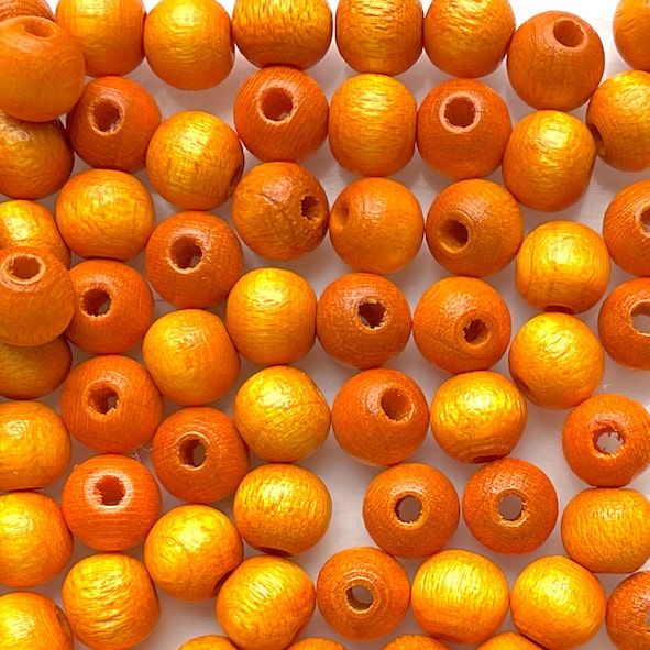 WD613 6mm Sunshine Wooden Beads