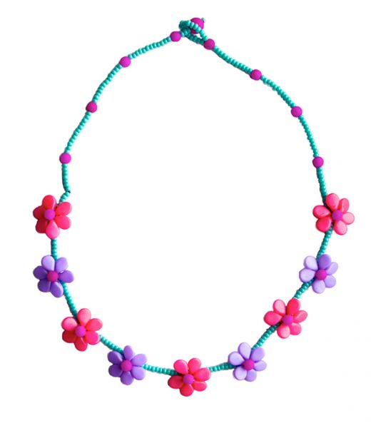 Alison Necklace Pink and Lilac