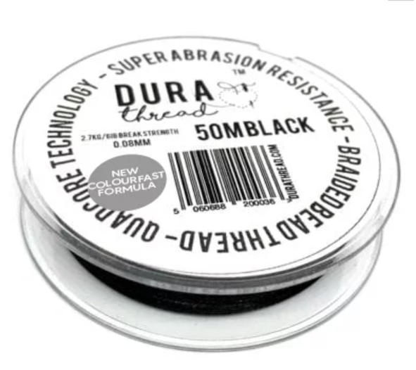 BT724 50m Black Colourfast Durathread