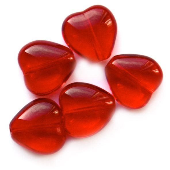 GL6107 10x12mm TH Red Heart