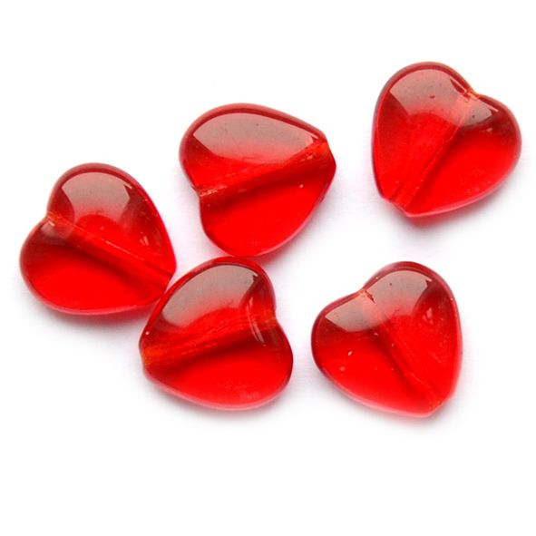 GL6343 10x10mm TH Red Heart