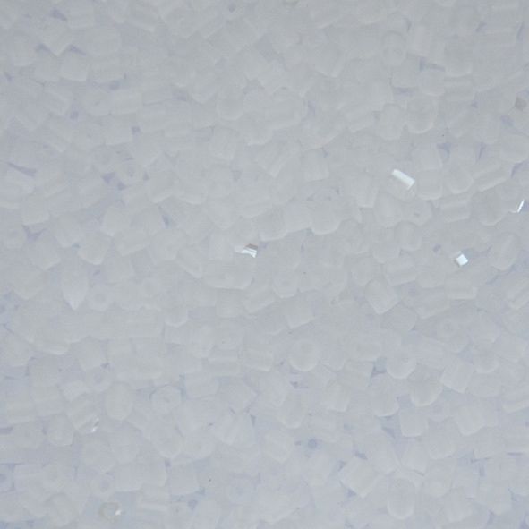 HEX079 Frost Crystal Size 11 Hex Beads