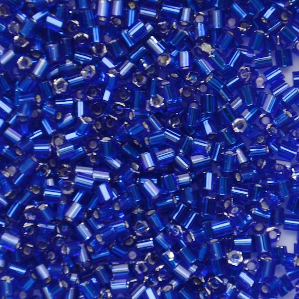 HEX489 SL Blue Size 11 Hex Beads