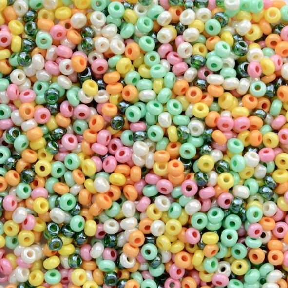MX027 Fruit Bowl Mix Size 8 Seed Beads