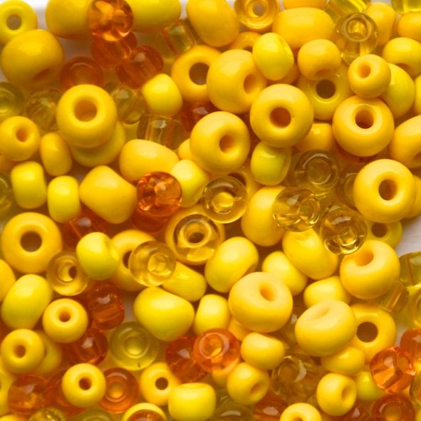 MX263 Yellow Pony Beads