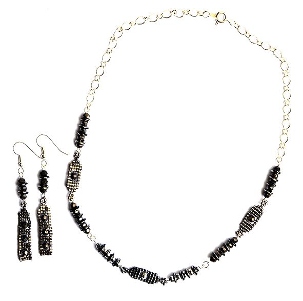 Peronelle Necklace and Earrings
