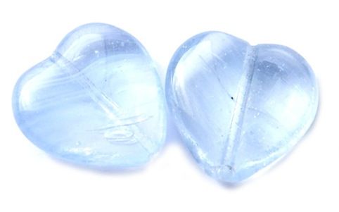 GL3349 Powder Blue Marl Heart