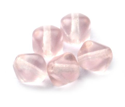 GL1179 6mm Clear Pale Pink Bicone