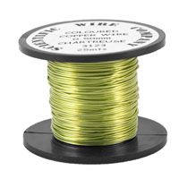 EW205 0.2mm Chartreuse Soft Wire