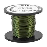 EW210 0.2mm Leaf Green Soft Wire