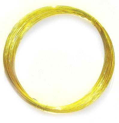 JW375 Fluorescent Yellow 0.3mm Half Hard Wire