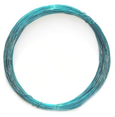JW383 Turquoise 0.3mm Half Hard Wire