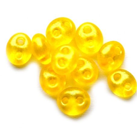 TW040 Pearl Yellow Twin Beads